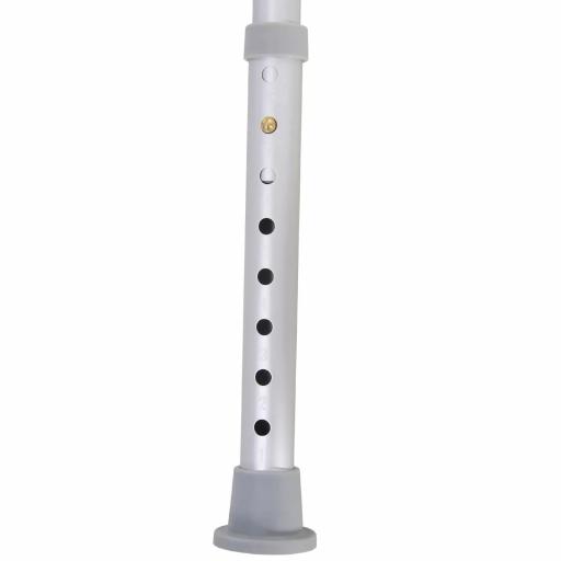 Taburete de Ducha Silla Baño Ortopedica 8 Posiciones Altura Regulable con Tapones de Goma Antideslizantes [6]