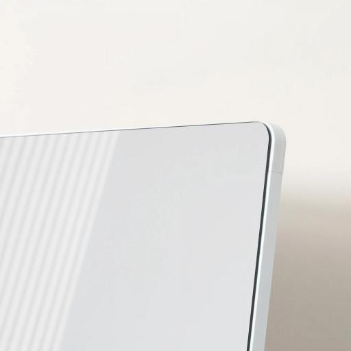 Espejo de Pie de Cuerpo Entero con Marco de Aleación de Aluminio de Estilo Moderno 45x37x158,5 cm Plata [2]