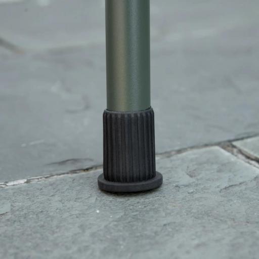 Barbacoa de Carbón con 2 Parrillas de Acero Inoxidable Barbacoa Portátil con 2 Especieros para Camping 94x39x70 cm Verde [2]