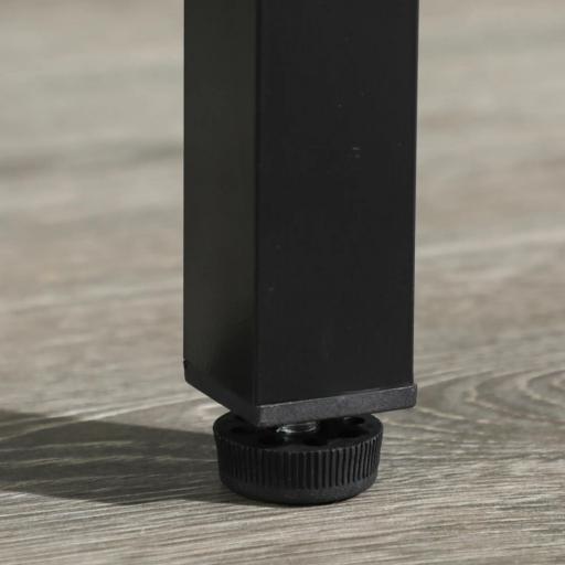 Mesa de Ping Pong Plegable con Marco de Aluminio y Red para Interiores y Exteriores 152x76x72 cm Negro [2]