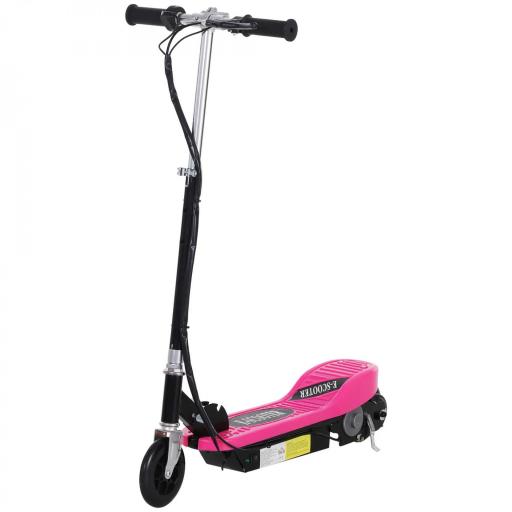 Patinete Eléctrico Plegable para Niños y Adolescentes de +7 Años con Manillar Ajustable en Altura 78x37x87-95 cm Rosa [9]