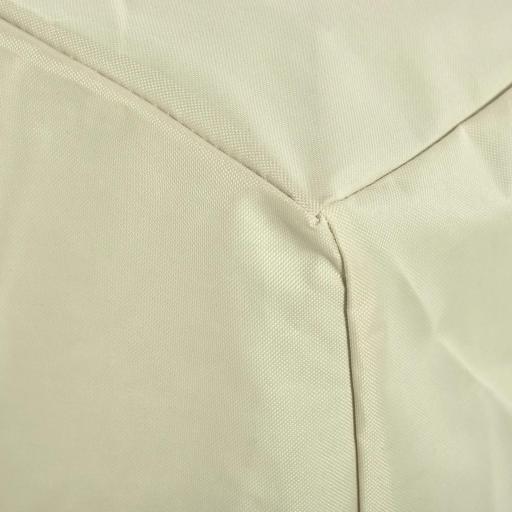 Funda Protectora para Muebles de Jardín 68x87x77cm Funda de Tela Oxford 600D Impermeable para Patio Terraza Color Beige [6]