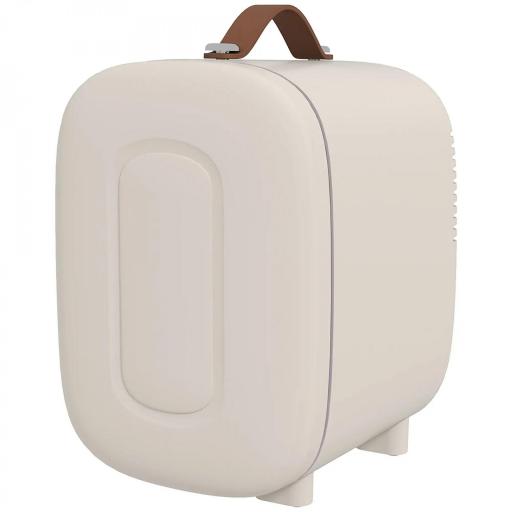 Nevera para Maquillaje 4L Nevera Cosméticos 9V/240V para Enfriar y Calentar Mini Frigorífico 20,3x26,3x28 cm Crema [8]