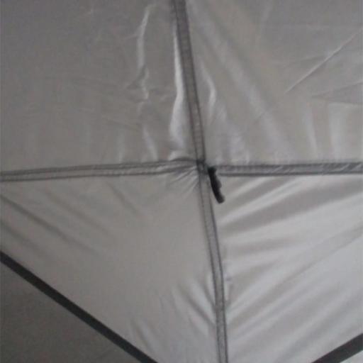 Tienda de Camping Pop-up para 2-3 Personas Impermeable 2000 mm con Bolsa de Trasporte 210x210x150 cm Plata [5]