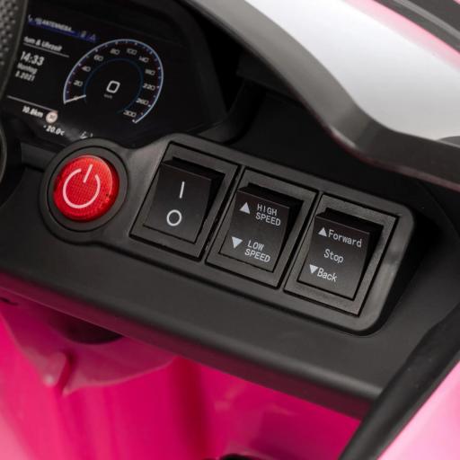 Coche Eléctrico para Niños de +3 Años AUDI RS e-tron GT Coche de Batería con Mando a Distancia 103x58x41 cm Rosa [8]