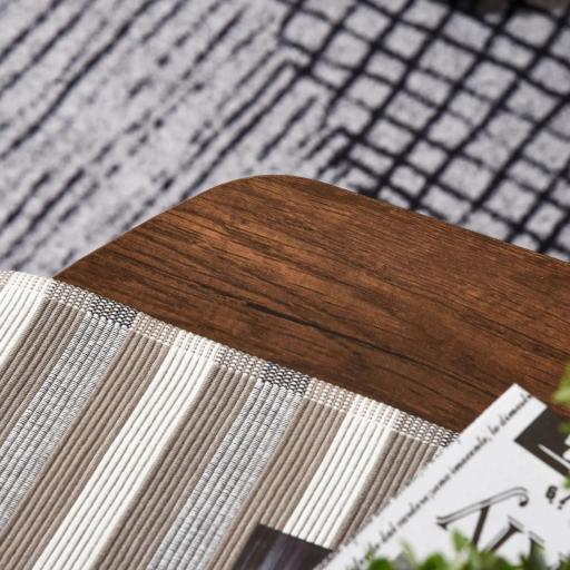 Mesa de Centro Mesa de Café con 2 Estantes para Salón Sala de Estar Dormitorio Estilo Vintage Madera 100x60x46 cm Marrón Rústico [7]