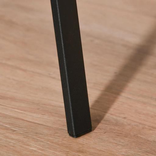 Perchero de Pie Forma de Árbol Perchero para Ropa de Metal con 9 Ganchos y Estante Perchero Vintage 45x45x180 cm Negro [3]