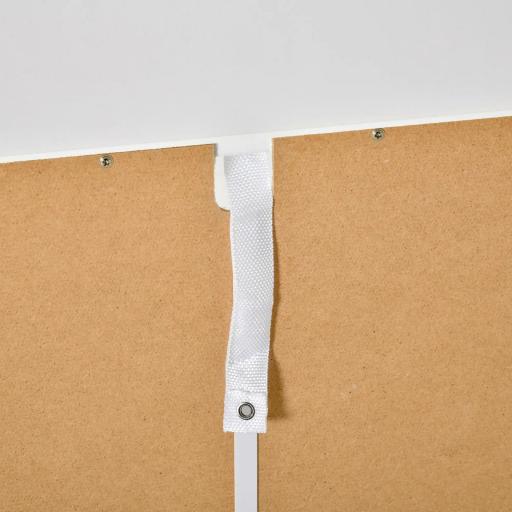 Mueble Auxiliar de Baño Armario para Baño con 2 Puertas de Persianas Estante Abierto Gran Espacio de Almacenamiento Diseño Moderno 60x30x81,6 cm Blanco [7]