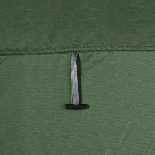 Tienda de Ducha Camping Portátil con Bolsillo Bolsa de Transporte y UV 20+ para Baño Inodoro 126x124x189 cm Verde Oliva [6]