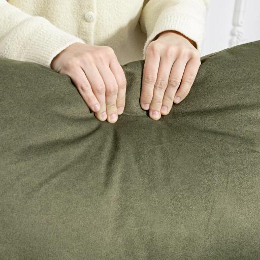 Sillón Reclinable con Motor sin Escobillas Reposapiés Tapizado Resistente y Bolsillos Laterales 80x83x104 cm Verde [3]