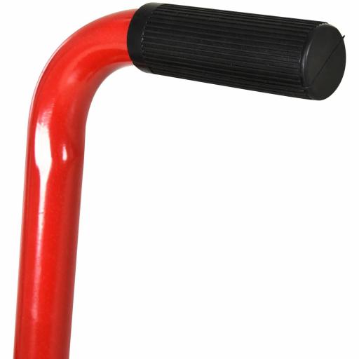 Elevador para Motocicletas con Manivela Altura Ajustable de 27,5/39,5 cm Base Antideslizante Carga 150kg Rojo y Negro [7]