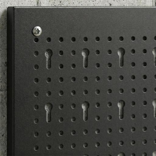 Organizador de Herramientas de Pared de 33 Piezas 120x60 cm con Ganchos Contenedores y Estantes Negro y Naranja [3]