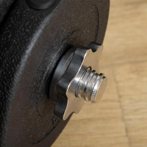 Conjunto de Mancuernas Ajustables de 30kg Juego de Pesas con Discos de 2,5/1,5 kg y Barras de Conexión de 2 kg Kit de Entrenamiento para Gimnasio en Casa [3]