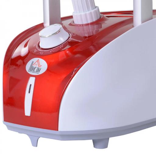 Plancha Vertical Vapor 1950W, Depósito de 2 L, 32g/min, Plancha de Vapor Vertical con Barra Telescópica, Listo en 38s,Colgador de Ropa, Centro de Planchado para Hogar Oficina, Rojo [7]