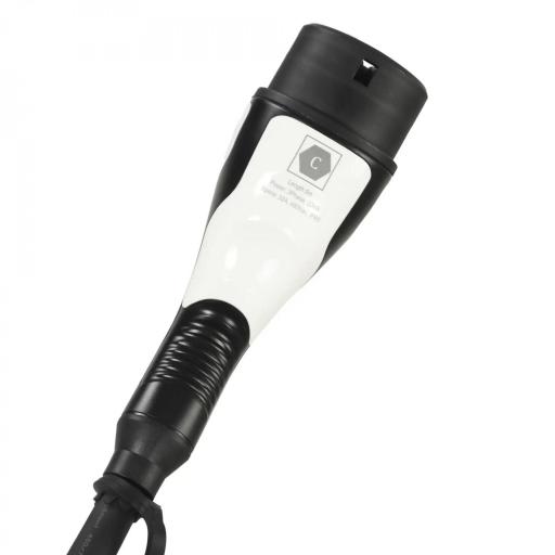Cargador para Coche Eléctrico Tipo 2 2,2kW 32A Modo 3 Trifásico 5m IP65 con Bolsa y Paño de Limpieza para EV y PHEV Negro [14]