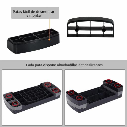 Step para Fitness Stepper Aeróbic Step de Aeróbic Antideslizante con Altura Regulable 2 Niveles de 10/15 cm Carga 150 kg para Ejercicio en Casa Gimnasio 68x29x15 cm Negro [2]