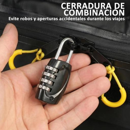 Bolsa de Techo para Coche 425L Impermeable con 8 Correas Alfombrilla Antideslizante Ganchos para Vehículos Amarillo [3]