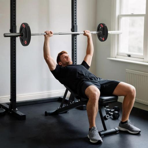 Juego de 2 Discos de Pesas Olímpicos de 15 kg Agujero 50 mm de Hierro Fundido para Entrenamiento de Fuerza Negro [3]