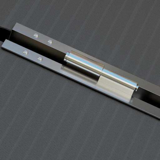 Rampa para Sillas de Ruedas Plegable de Aleación de Aluminio 91 cm con Adhesivos Reflectantes Carga 272 kg Negro [6]