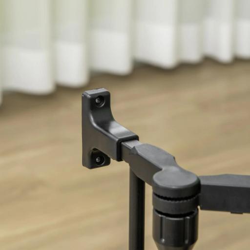 Parque Plegable para Perros de 6 Paneles Convertible en Barrera de Seguridad para Mascotas 117x103x74 cm Negro [7]