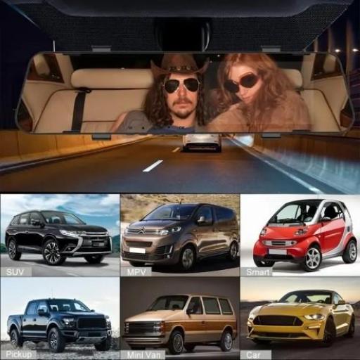 Espejo retrovisor para coche con cámara [2]