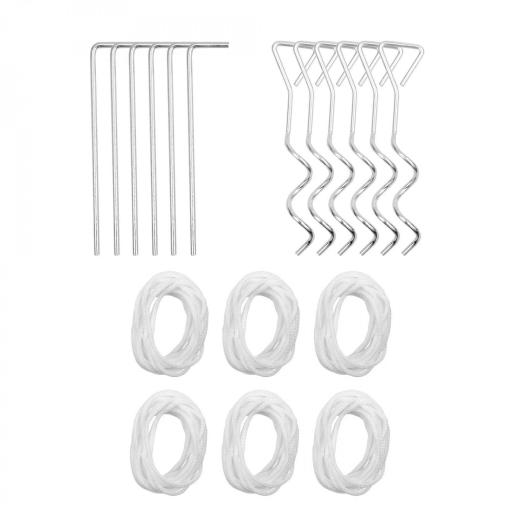 Carpa Plegable Gazebo 6x3 m con Altura Ajustable en 3 Niveles Toldo Anti-UV y Bolsa de Transporte Gris Claro [7]