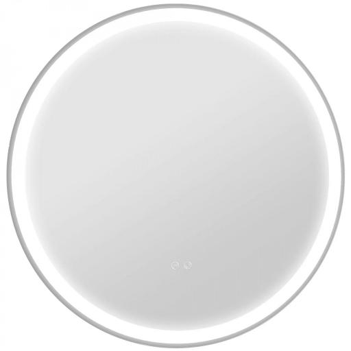 Espejo para Baño Redondo Ø60 cm con Luces LED Ajustable Antivaho Función de Memoria e Interruptor Táctil Plata [3]