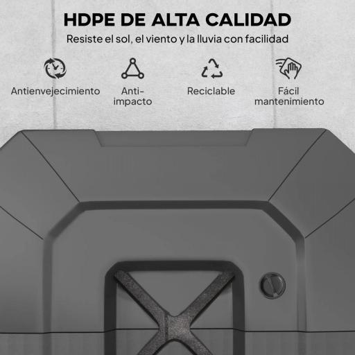 Juego de 2 Pesas para Sombrilla, Bases para Sombrilla Rellenables 80 kg con Agua 80 kg o Mezcla de Agua y Arena 105 kg [4]