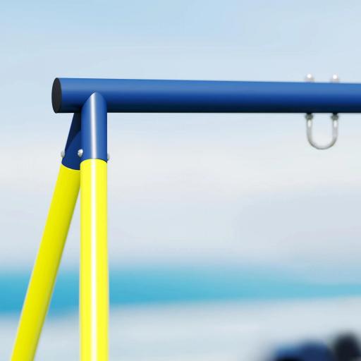 Estructura de Columpio Infantil Metálica para 2 Columpios Carga 150 kg para Asiento de Columpio Nido Azul [7]