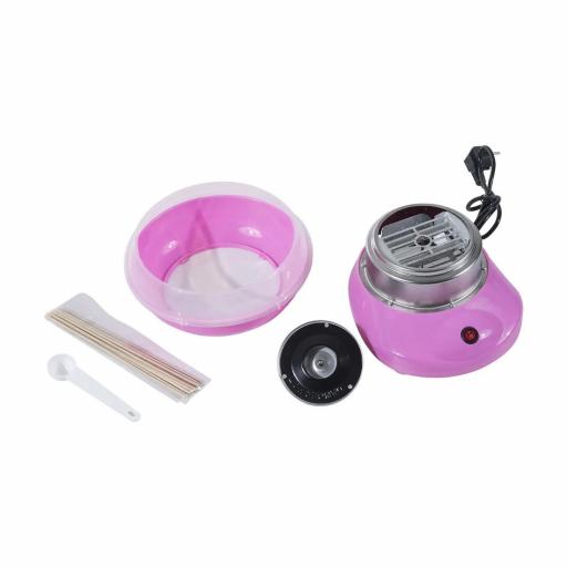 Máquina de Algodón de Azúcar de Uso doméstico de Polipropileno Acero Inox. y Aluminio 450W-550W 27x26x18 cm Rosa [2]
