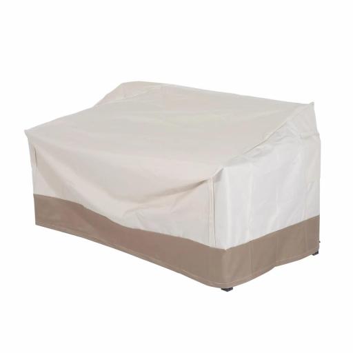 Funda Protectora para Banco 2-3 Plaza Cubierta de Muebles Impermeable Exterior Jardín Protección contra Lluvia y Sol 152x87x59/79cm 600D Tela Oxford [7]