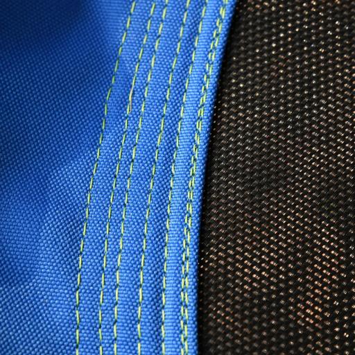 Columpio de Jardín Nido Ø100x120-180 cm Altura Ajustable con Cuerdas y Banderas para Niños y Adultos Carga 80 kg Interior y Exterior Multicolor [6]