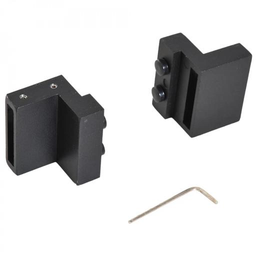 Herraje Puerta Corredera 200 cm Kit de Puerta Corredera de Madera Acero al Carbono Baño Cocina Dormitorio Negro [9]