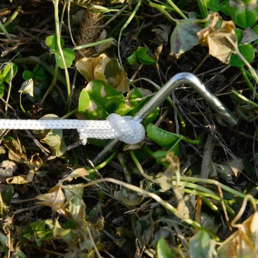 Invernadero de Jardín 600x300x280 cm Invernadero de Túnel para Cultivo de Plantas Verduras con 2 Puertas 6 Ventanas Enrollables y Cubierta de Polietileno PE 140g/m² Blanco [6]