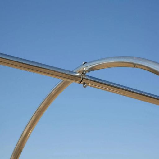 Invernadero de Exterior 300x100x200 cm Invernadero de Jardín Invernadero con 4 Ventanas 2 Puertas Cubierta de PE 140g/㎡ y Marco de Acero para Cultivos Plantas Flores Verde [5]