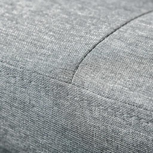 Banco de Almacenamiento Puff de Almacenaje Taburete Tapizado en Lino con Tapa Abatible para Entrada 125x49x41,5 cm Gris [4]