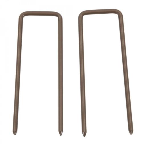 Valla de Jardín Exterior de Aleación de Aluminio Extensible con Rueda para Decoración Patio 405x31x103,5 cm Café Oscuro [7]