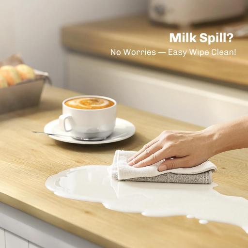 Aparador de Cocina con Estante de Puerta Cajón Puertas Magnéticas Estantes Ajustables 105x40x83 cm Blanco y Roble [6]