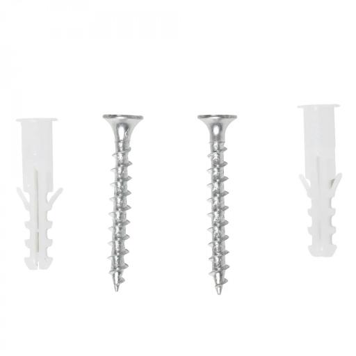 Armario de Baño con Espejo con 2 Puertas y Balda Ajustable Mueble Colgante de Estilo Moderno 48x14,5x45 cm Blanco [1]