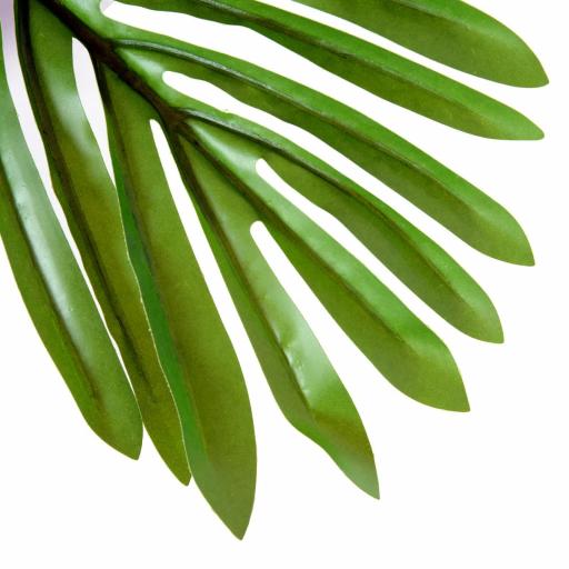 Planta Artificial Palmera 150 cm con Maceta y Musgo para Decoración Interior Salón Oficina Ø18x150 cm Verde [7]