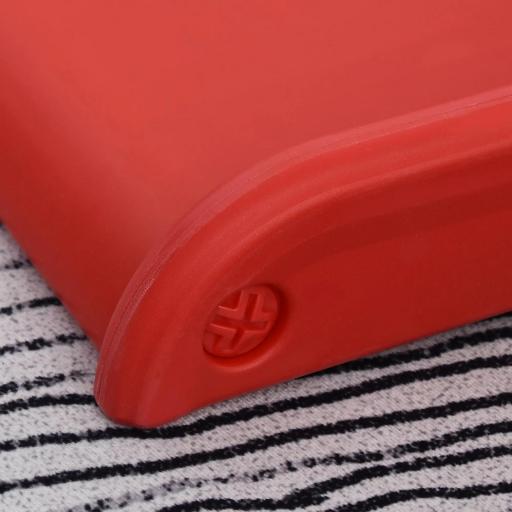 Tobogán Infantil de 18-36 Meses Tobogán para Niños Plegable con Escaleras Rampa Larga para Jardín Parque Interiores 120x50x56 cm Rojo [7]