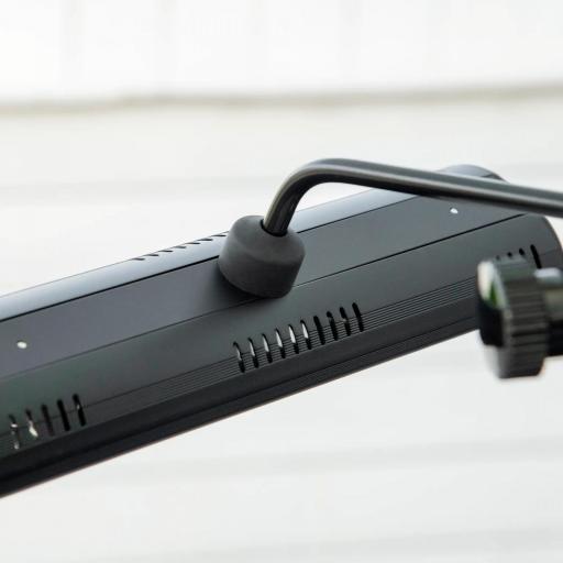 Calefactor Eléctrico Exterior por Infrarrojos con Control Remoto y 1000W/2000W/3000W Sombrilla Ø87x22cm Negro [7]