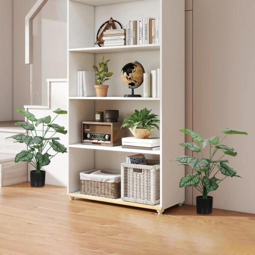 Plantas Artificiales Decorativas 65 cm Plantas Artificiales con Maceta y Hojas para Interior Verde [7]