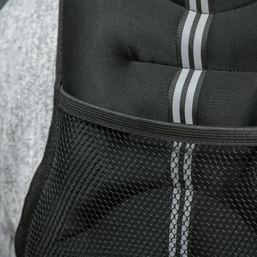 Chaleco Lastrado 5 kg con 2 Correas Ajustables y Bandas Reflectantes para Entrenamiento de Fuerza Jogging Negro [7]