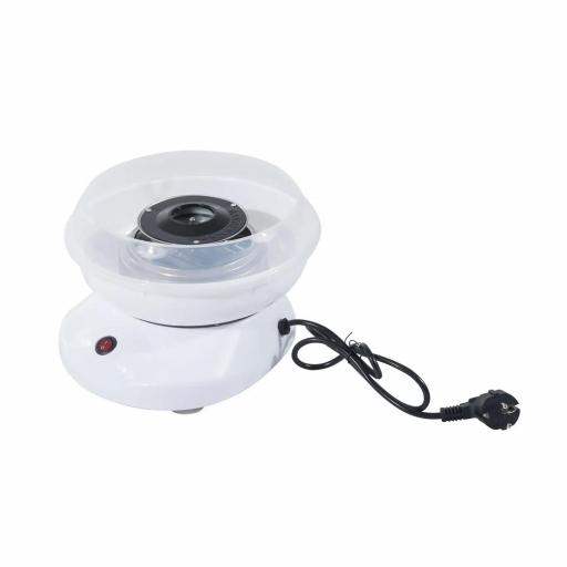 Máquina de Algodón de Azúcar de Uso doméstico de Polipropileno Acero Inox. y Aluminio 450W-550W 27x26x18cm Blanco [5]