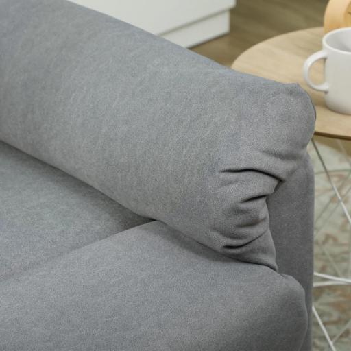 Sillón Relax Reclinable Eléctrico con Calor Lumbar Masaje Vibración Motor Silencioso Función de Memoria Gris [6]