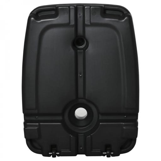 Base de Sombrilla con 2 Ruedas Rellenable de Agua 60 kg Arena 68 kg o Mixto 75 kg 80x60x17 cm Negro [7]
