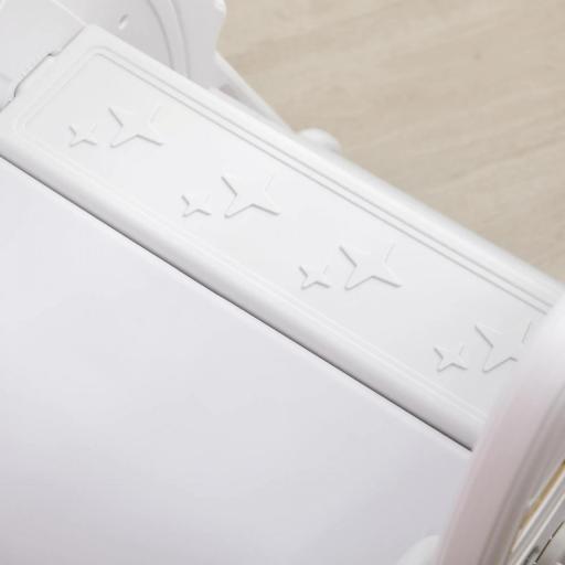 Tobogán Infantil para Niños de 18-36 Meses con 3 Escalones Antideslizantes para Interior Exterior 157x46,5x80 cm Gris [6]