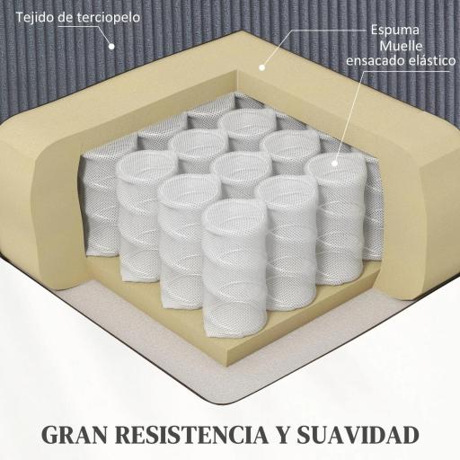 Sillón Relax Reclinable Eléctrico Levanta Personas con Mando a Distancia Puerto USB y Bolsillos Laterales Gris Oscuro [4]