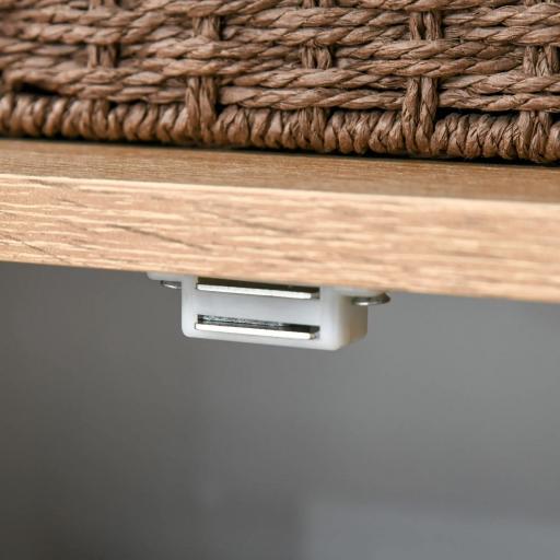 Estantería para Libros con Múltiples Estantes Abiertos y Doble Puerta Librería con Marco de Metal 80x35x97 cm Natural [6]